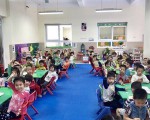 Các bé trổ tài làm bánh trôi đón Tết Hàn Thực